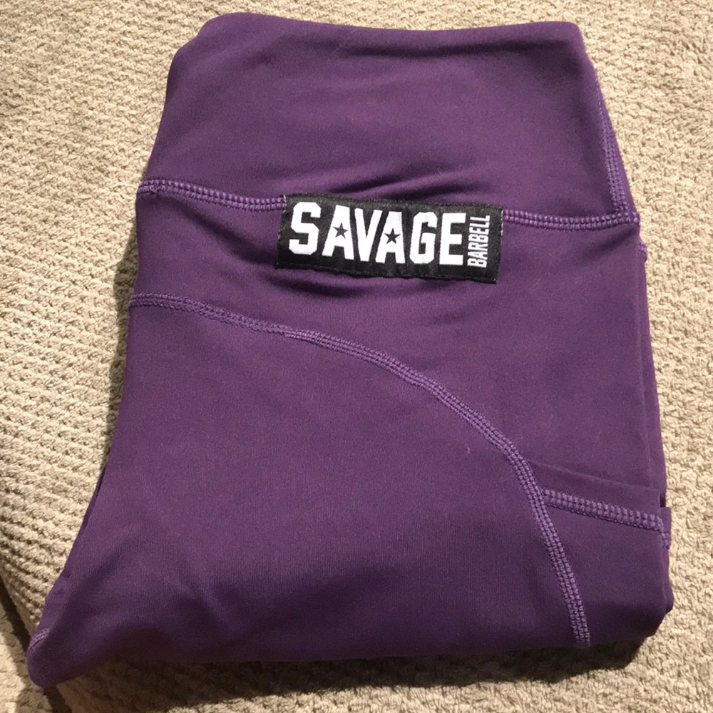 SAVAGE leggings in purple sz M